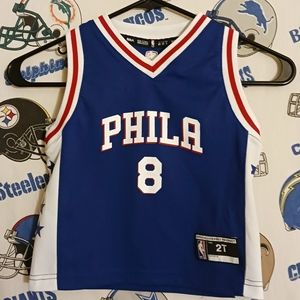 2T Toddler Baby 2015 Jahlil Okafor Philadelphia 76ers NBA Basketball Jersey